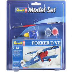 Kit de montagem: Revell Model Set Fokker D VII - 1/72