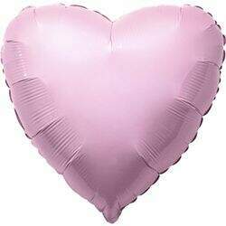 Balão Metalizado Coração Rosa Baby - Flexmetal