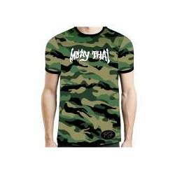 Camisa Camiseta Muay Thai Camuflado Selva - Fb-2059 - Verde