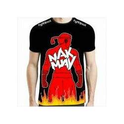 Camisa Camiseta Muay Thai Nak Muay Fire - Fb-2039 - Preta
