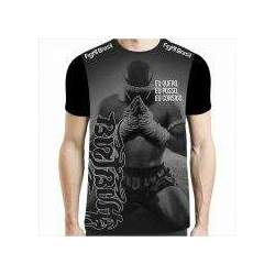 Camisa Camiseta Muay Thai - Eu Posso - Fb-2037 - Preta