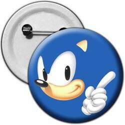 Festa Sonic - Broche Especial Sonic Azul - Para Lembrancinha