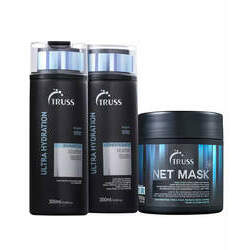 Truss Kit Ultra Hydration Shampoo e Condicionador 300ml Net Mask 550g