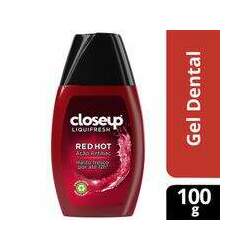 Creme Dental Close Up Líquido Fresh Red Hot 100g