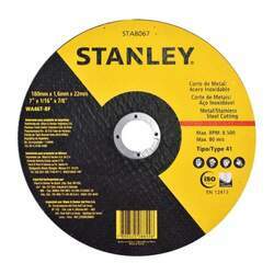 Disco De Corte Stanley Inox 7 X 1,6mm X 7/8
