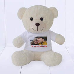 Urso de Pelúcia Personalizado com sua Foto e Texto