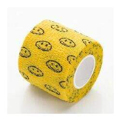 Bandagem Fita Adesiva Auto Aderente - Yellow With Smiley