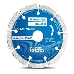Disco Diamantado Segmentado 4 3/8 Tramontina MASTER Premium