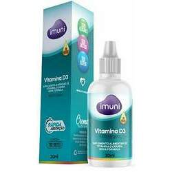 Imuni Vitamina D3 1000UI - Suplemento Alimentar em Gotas 30ml