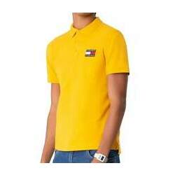 Polo Tommy Jeans Logo Regular-Fit Masculino