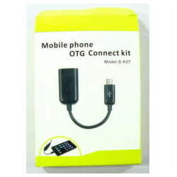 CABO OTG MICRO USB HOST (S-K07) para Samsung Galaxy S2 / S3 / Nota / Nota 2, Nokia N810, N900, Motorola Xoom