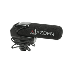 Microfone Shotgun Azden SMX-15 Estéreo Powered