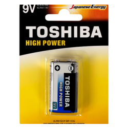 Bateria 9V Toshiba Alcalina