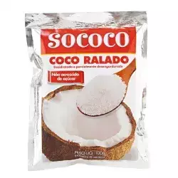 Coco Ralado Natural Sococo 100Gr