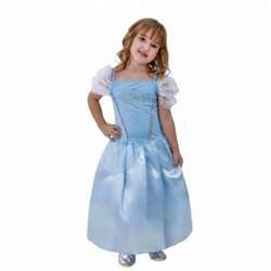 Fantasia Infantil Princesa Cristal Blue - Tam : G (7 a 9 anos) - Anjo Fantasias