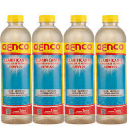 4 Un Genfloc Clarificante e Auxiliar de filtração Liquido decantador de impurezas em água