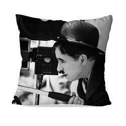 Almofada Avulsa Decorativa Charlie Chaplin