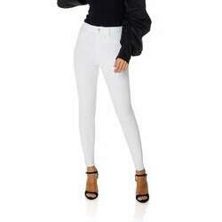Calça Jeans Feminina Skinny Hot Pants Black and White - DZ3714