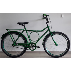 Bicicleta aro 26 barra Circular freio V-brake guidão rx verde wrp