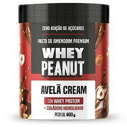 Pasta De Amendoim Premium Avelã Cream 600g - Whey Peanut (Val 23/05/2024)