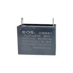 Capacitor Caixa 7 Mfd 450v C/Ter 50x23x40 - EOS
