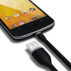 Cabo de dados Flexível Micro USB 15cm - KinGo
