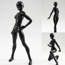 Body Chan Woman - Solid Black Color Ver - S H Figuarts - Bandai