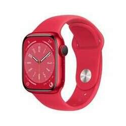 Apple Watch Series 8 GPS, Caixa de Alumínio 45mm Vermelha, Pulseira Esportiva Vermelha - MNP43BZ/A