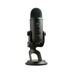 Microfone Condensador Blue Yeti Podcast, USB, Preto - 988-000100