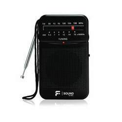 Rádio de Bolso F-Sound FS-3051 AM FM Preto