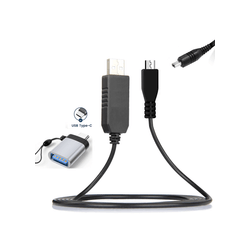 Cabo de Alimentação CA AA-E6 USB 3 0 com Adaptador USB-C para Filmadoras Samsung