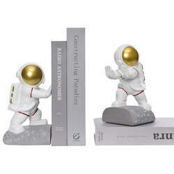 Aparadores de Livros Decorativos Resina Astronaut II