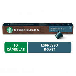 Cápsulas de Café Nespresso Starbucks Espresso Roast - 10 un