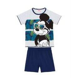 Pijama Infantil Masculino Disney Algodão Mickey Tropical