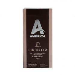 Cápsulas de Café América Ristretto - Compatíveis com Nespresso - 10 un
