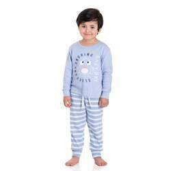 Pijama Primeiros Passos Masculino Lazy Day Suedine - TMX