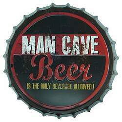 Tampa Decorativa Man Cave