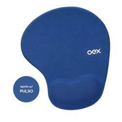 Mousepad Gel Confort C/ Apoio MP200 Azul OEX