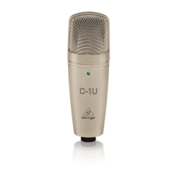 Microfone c/ Fio USB Condensador BEHRINGER C1U USB