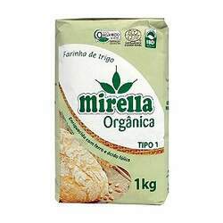 Farinha de Trigo Orgânica Tipo 1 - 1kg - Mirella