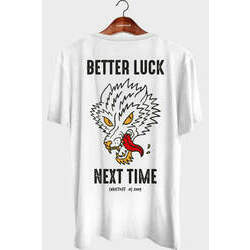 Camiseta Gola Básica - Better Luck