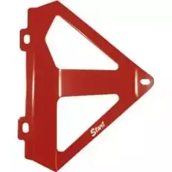Protetor de Radiador Lateral MX Triangulo CRF 250r 05-09 CRF 250x 04-17 Alumínio Vermelho - Start Racing