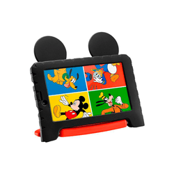 Tablet Multilaser Mickey Go Edition, 7'', Quad-Core, 32GB, 1GB Ram, Wi-Fi, Controle Parental, Preto - NB367