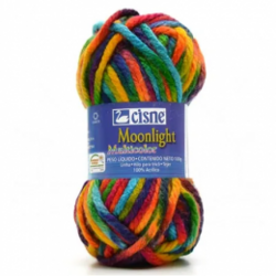 La Cisne Moonlight 100g Cor 8100 Multicolor Arco-Íris Corrente