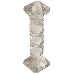 Castiçal médio de cristal Gioielli para 1 vela