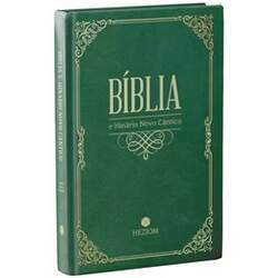 Bíblia e Hinário Novo Cântico ARA Capa Dura Verde