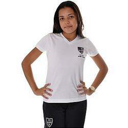 MRW016 - Ensino médio - Camiseta Feminina Baby Look - Lacoste