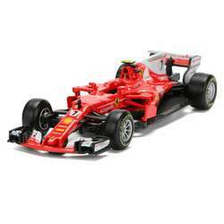 Miniatura Colecionável Carro Kimi Raikkonen Ferrari Racing F1 SF70H 2017 Fórmula 1 1/43 Diecast - Bburago - MKP