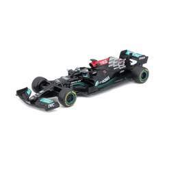Miniatura Carro Valtteri Bottas Numero 77 Mercedes Racing F1 W12E Amg Petronas 2021 Fórmula 1 1/43 Bburago - MKP