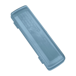 Porta Escova de Dentes Plástico Azul Sanremo